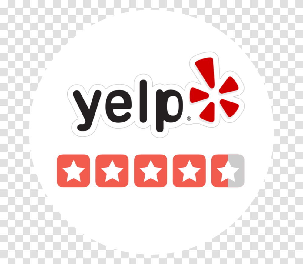 Yelp 5 Star Rating On Yelp, Logo, Trademark Transparent Png