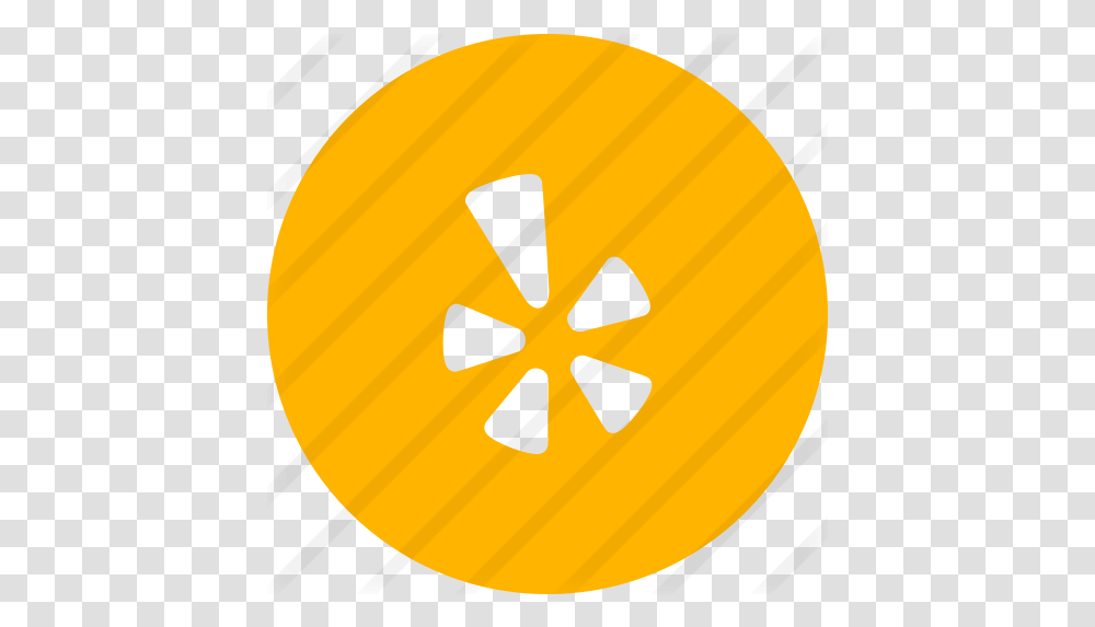 Yelp Circle Yelp Logo, Triangle, Symbol, Food, Trademark Transparent Png