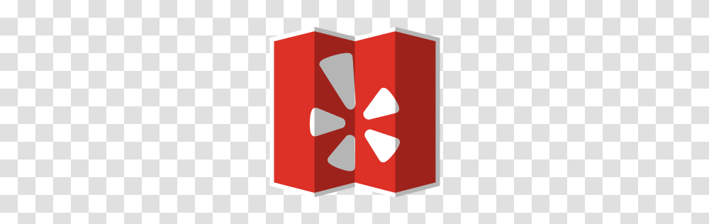 Yelp Icon Folded Social Media Iconset Designbolts, First Aid, Rubix Cube, Logo Transparent Png