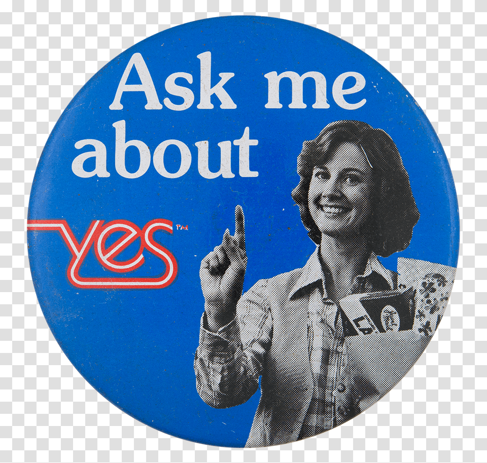 Yes Button Electric Blue, Person, Human, Logo Transparent Png