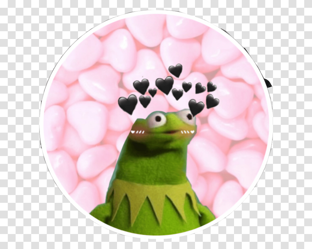 Yes Kermit Blush Hearts Kermit The Frog Hearts Stickers, Food, Jelly, Sweets, Confectionery Transparent Png