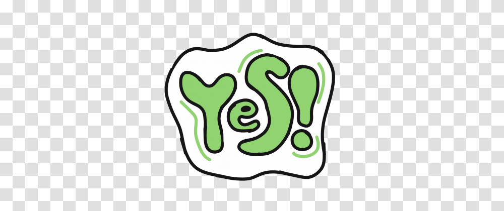 Yes, Label, Sticker, Hand Transparent Png