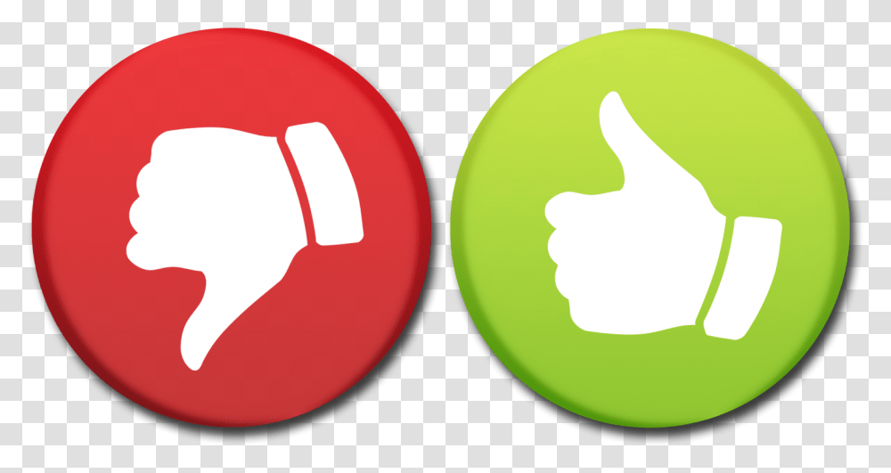Yes No Icon Yes And No Clipart, Hand Transparent Png