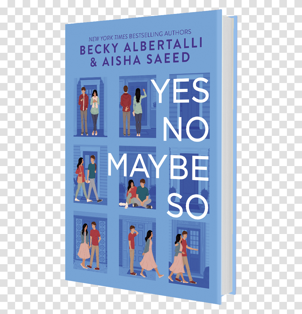 Yes No Maybe So Book, Person, Poster, Advertisement, Word Transparent Png