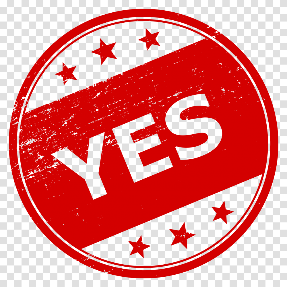 Yes No Stamp Onlygfxcom Yes Stamp, Symbol, Logo, Trademark, Text Transparent Png