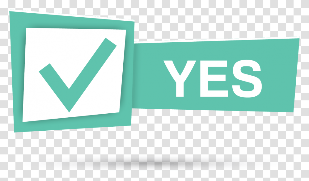 Yes Sign, Word, Logo Transparent Png