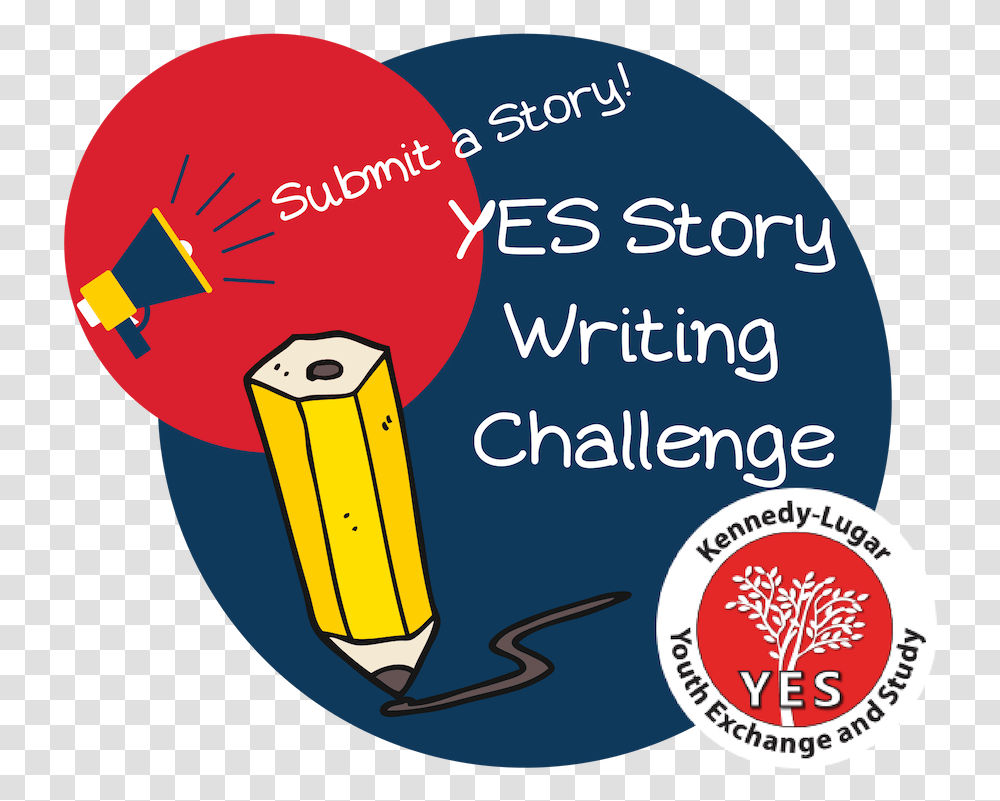 Yes Story Writing Challenge Logo Yes Program, Light, Advertisement, Poster Transparent Png