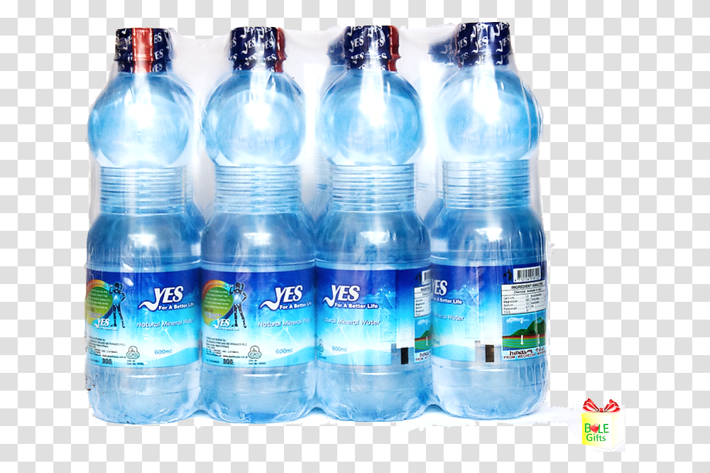 Yes Water Yes Water Bottle, Mineral Water, Beverage, Drink Transparent Png