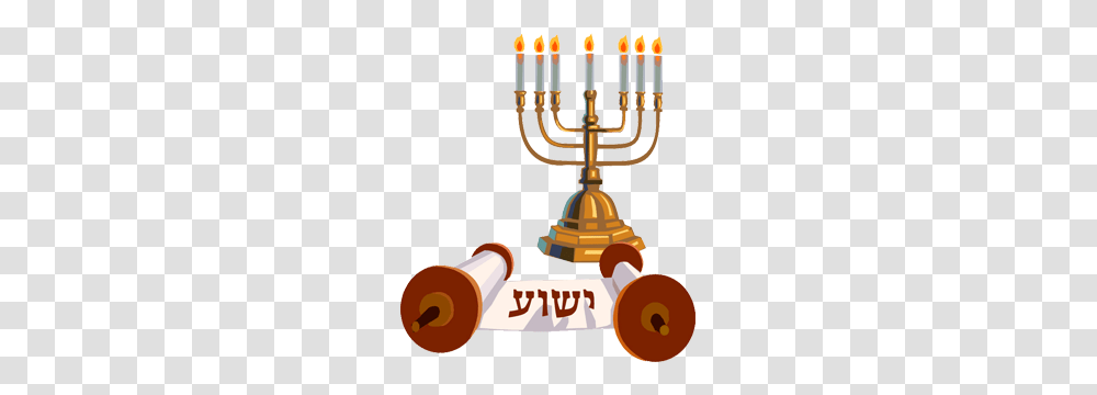Yeshua Torah Menorah Pic, Indoors, Candle Transparent Png