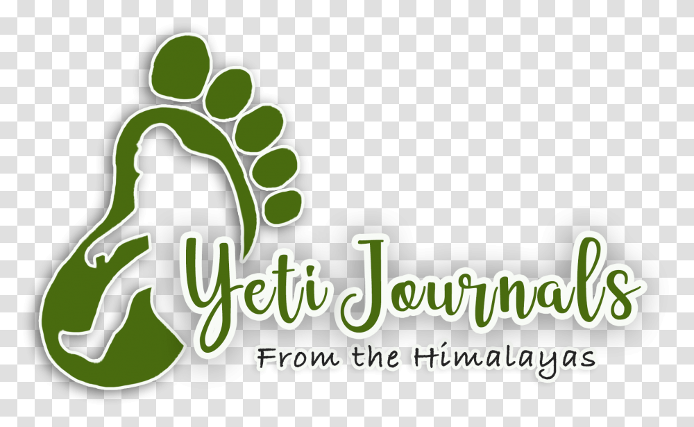 Yeti Journals Bigfoot Gifts, Text, Green, Footprint, Alphabet Transparent Png