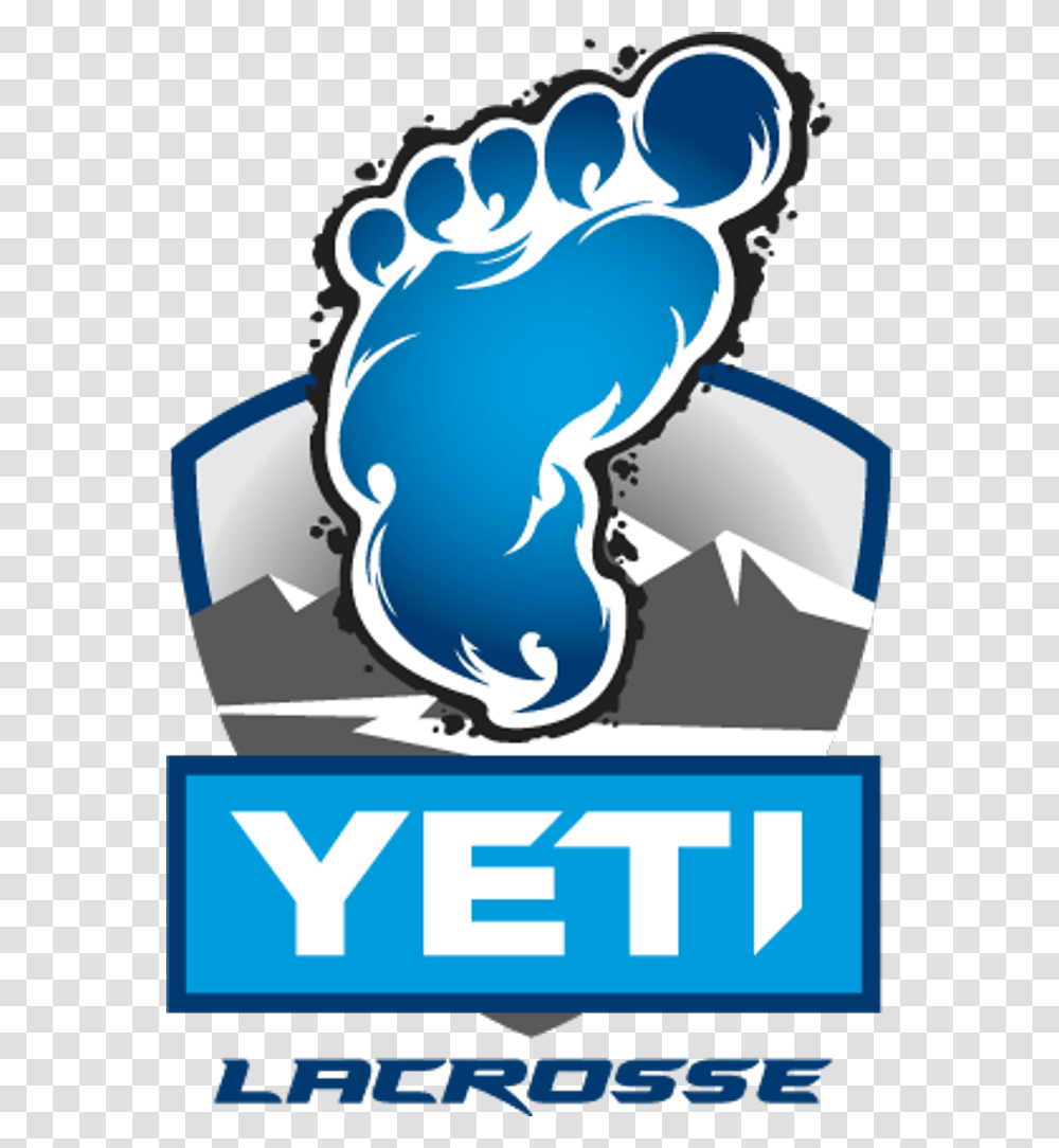 Yeti Lacrosse Logo, Poster, Advertisement, Hand Transparent Png