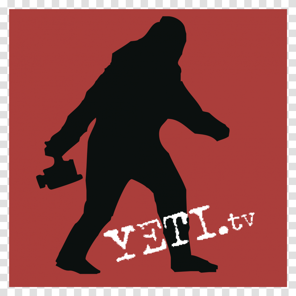 Yeti, Silhouette, Person, People Transparent Png