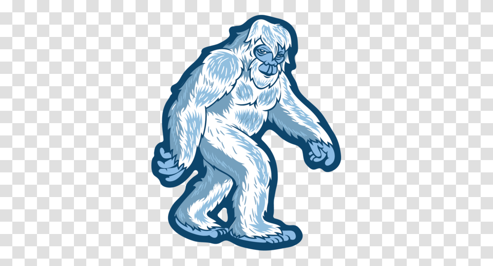 Yeti Stroll Stickerall Weather Premium Vinyl Sticker Sticky Back, Wildlife, Animal, Mammal, Monkey Transparent Png