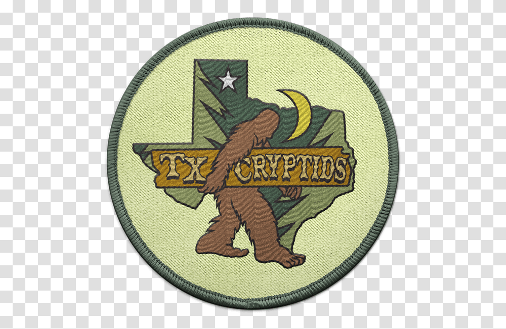 Yetibitecom Illustration And Design Texas Cryptids Logo Sticker, Symbol, Trademark, Rug, Badge Transparent Png
