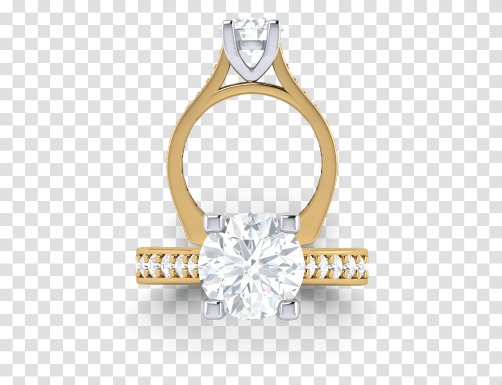 Yg 2v Engagement Ring, Jewelry, Accessories, Accessory, Diamond Transparent Png