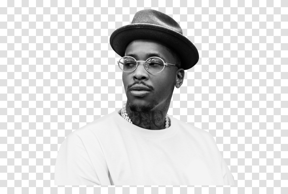 Yg Black And White, Person, Face, Skin Transparent Png