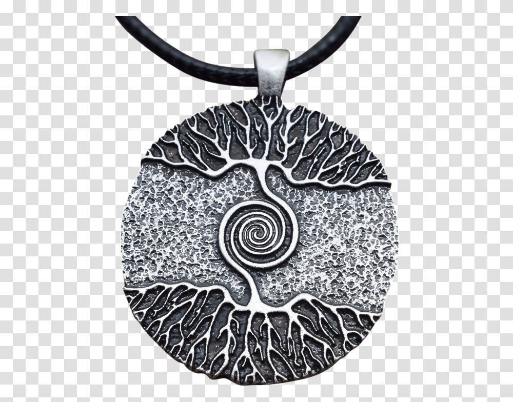 Yggdrasil Tree Of Life Pendant Spiral Tree Of Life Pendant, Silver Transparent Png