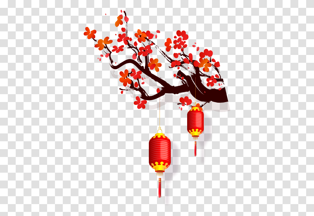 Yi Ci Lantern Chinese New Year Tree Lantern, Lamp Transparent Png