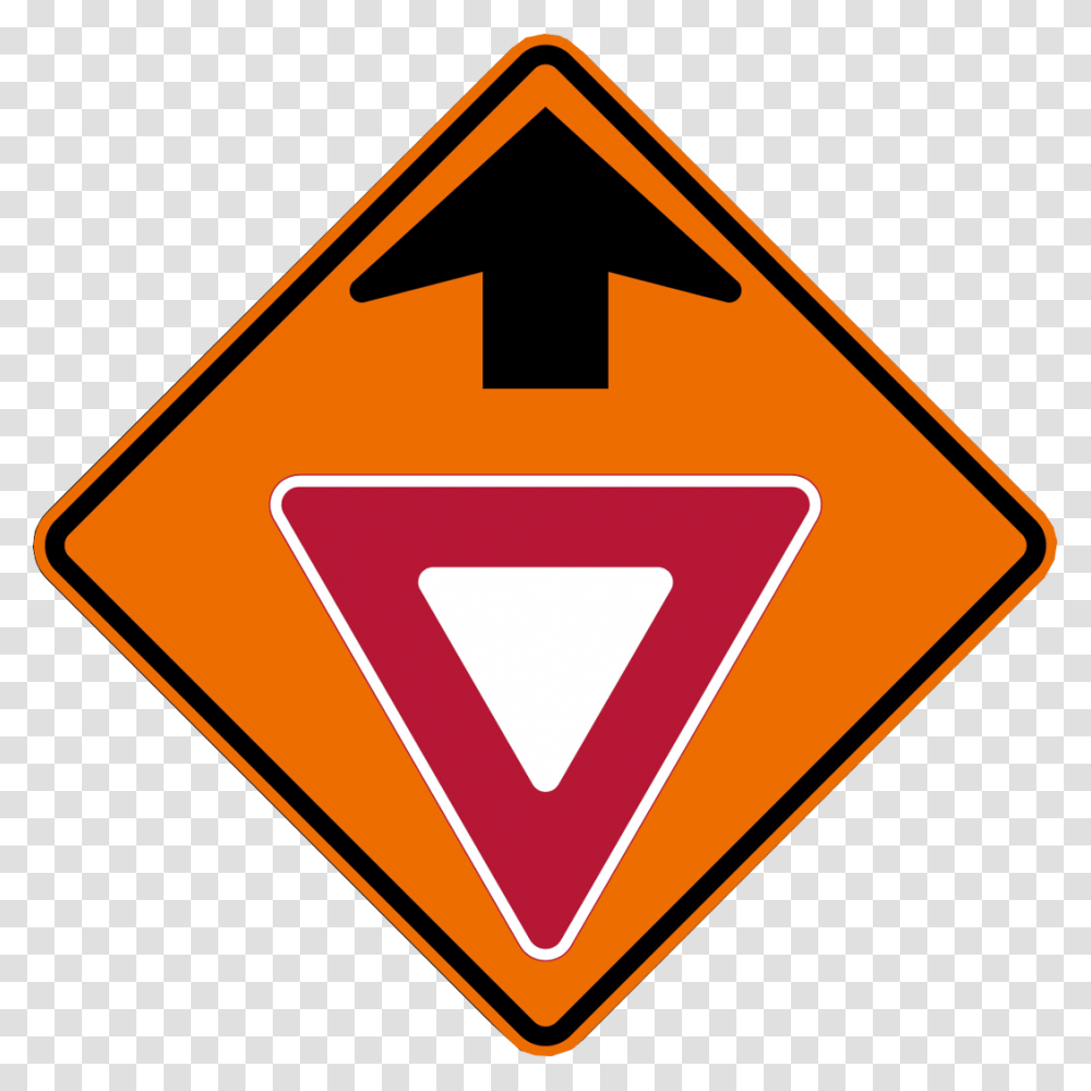 Yield Ahead Symbol Stop Ahead Sign Road Work, Triangle, Road Sign Transparent Png