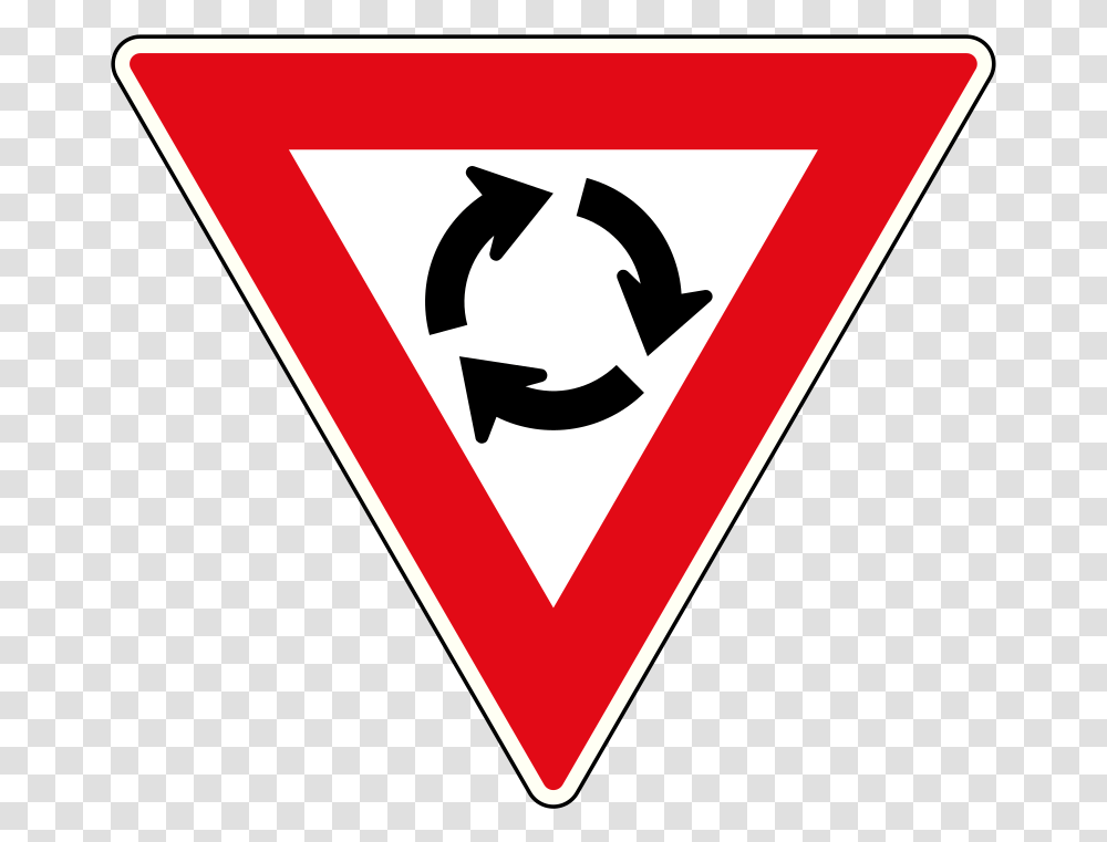 Yield R2 2 Road Sign, Symbol, Triangle Transparent Png