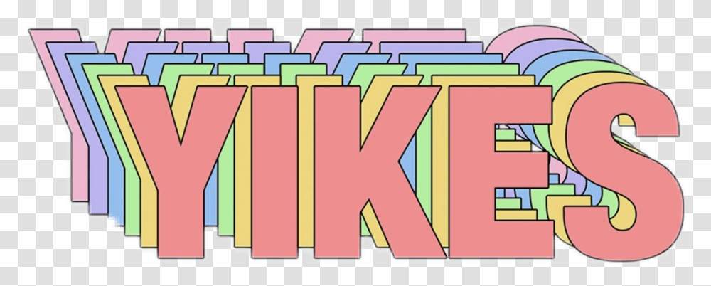 Yikes Vsco Tumblr Sticker Vertical, Word, Text, Maze, Labyrinth Transparent Png