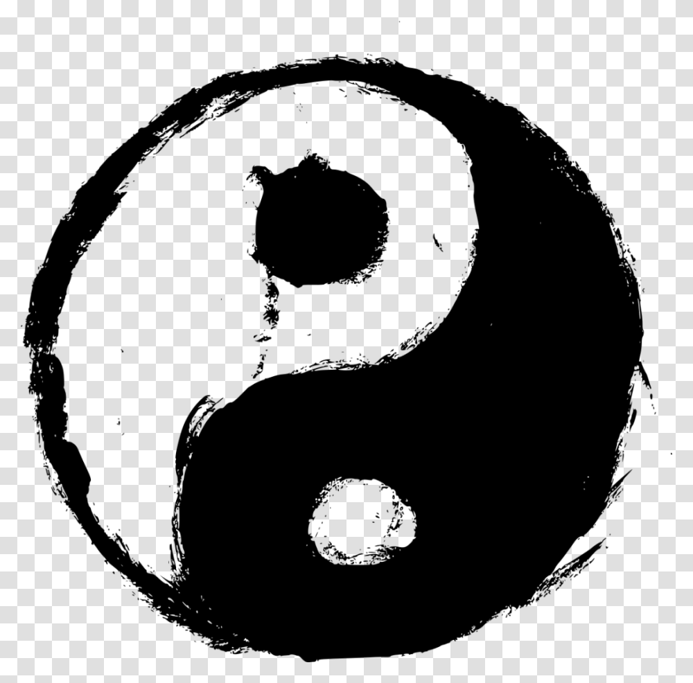 Yin And Yang Clip Art, Gray, World Of Warcraft Transparent Png