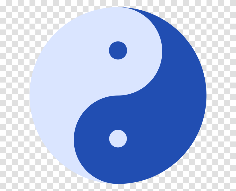 Yin And Yang Drawing Blue Symbol Logo, Number, Trademark, Moon Transparent Png