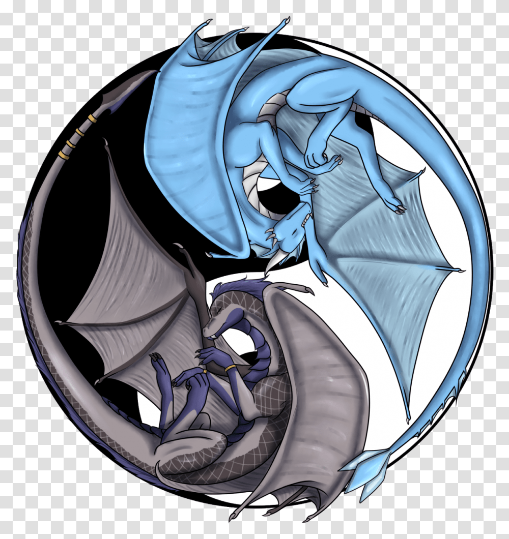 Yin And Yang Sail, Dragon, Helmet, Apparel Transparent Png