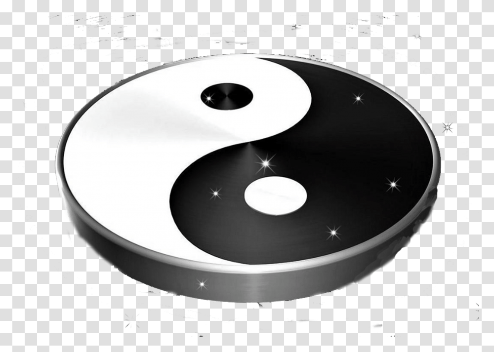 Yin Yang 3d Flat Circle, Disk, Dvd, Electronics, Jacuzzi Transparent Png