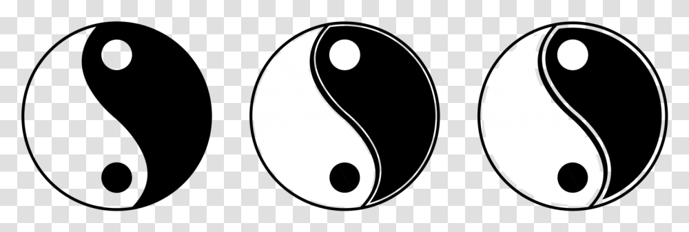 Yin Yang Circle, Label, Sticker Transparent Png