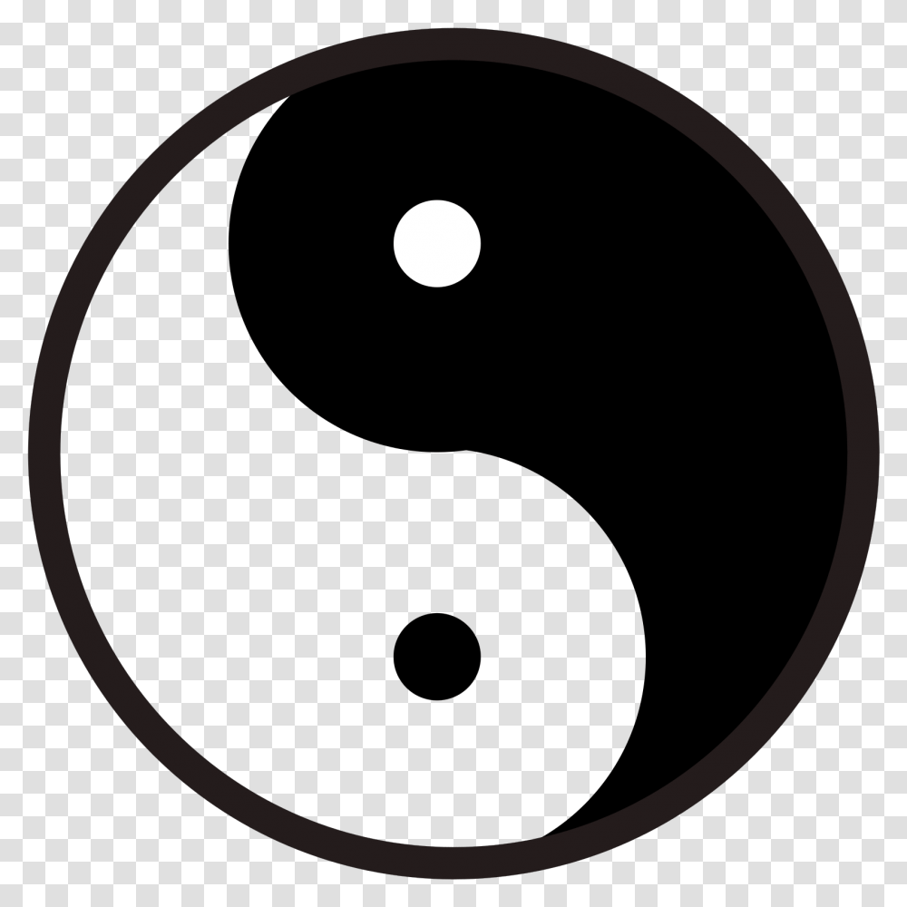 Yin Yang Clipart Design Principles Of Art Contrast, Moon, Astronomy, Outdoors, Nature Transparent Png