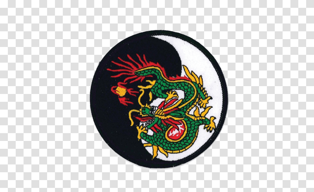 Yin Yang Dragon Patch 4 Jiu Jitsu Yin Yang, Label, Logo Transparent Png