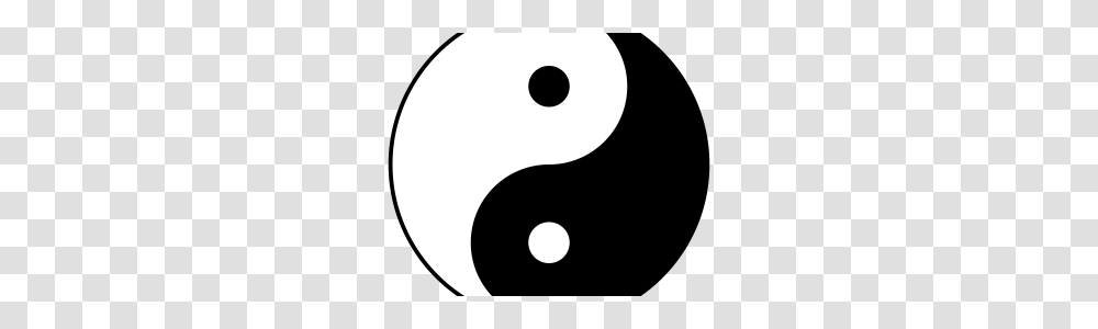 Yin Yang Fat Geo, Number, Moon Transparent Png