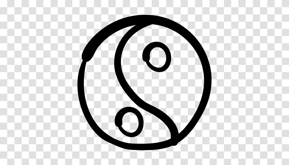 Yin Yang Hippie Doodle, Gray, World Of Warcraft Transparent Png