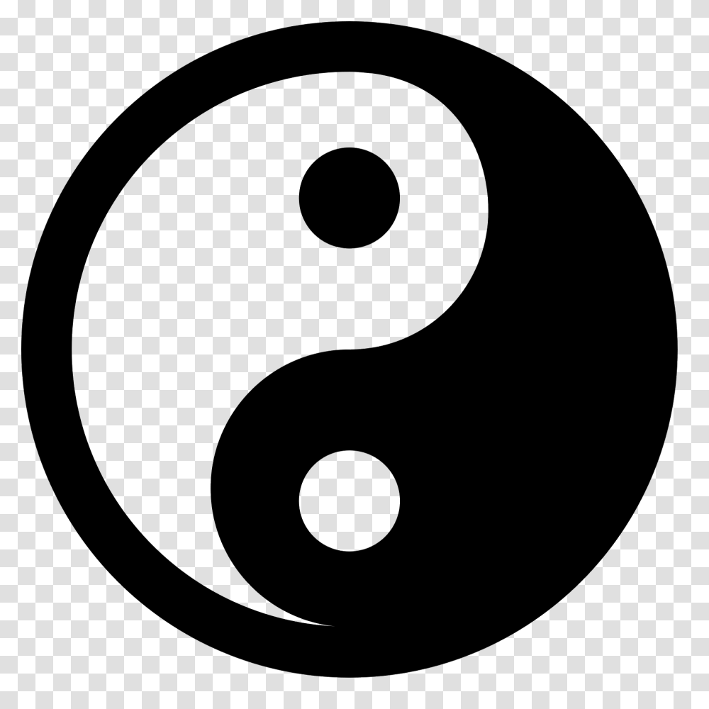 Yin Yang Icon, Gray, World Of Warcraft Transparent Png