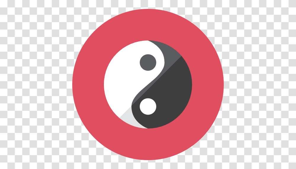 Yin Yang Icon Kameleon Iconset Webalys, Number, Disk Transparent Png