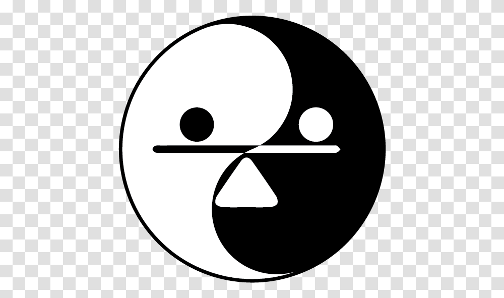 Yin Yang Of Stability Circle, Text, Number, Symbol, Stencil Transparent Png