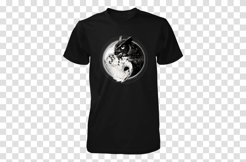 Yin Yang Owl Inspired By Witchcraft Amp Wicca Don't Be A Do Nothing Bitch, Apparel, T-Shirt, Cat Transparent Png