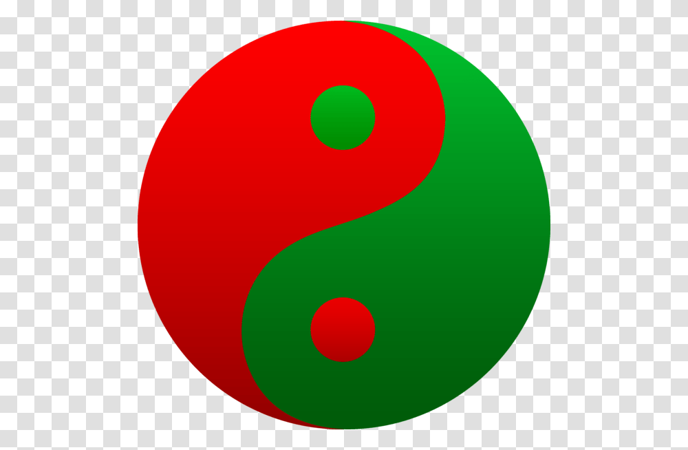 Yin Yang Red Green Clip Art, Number, Balloon Transparent Png