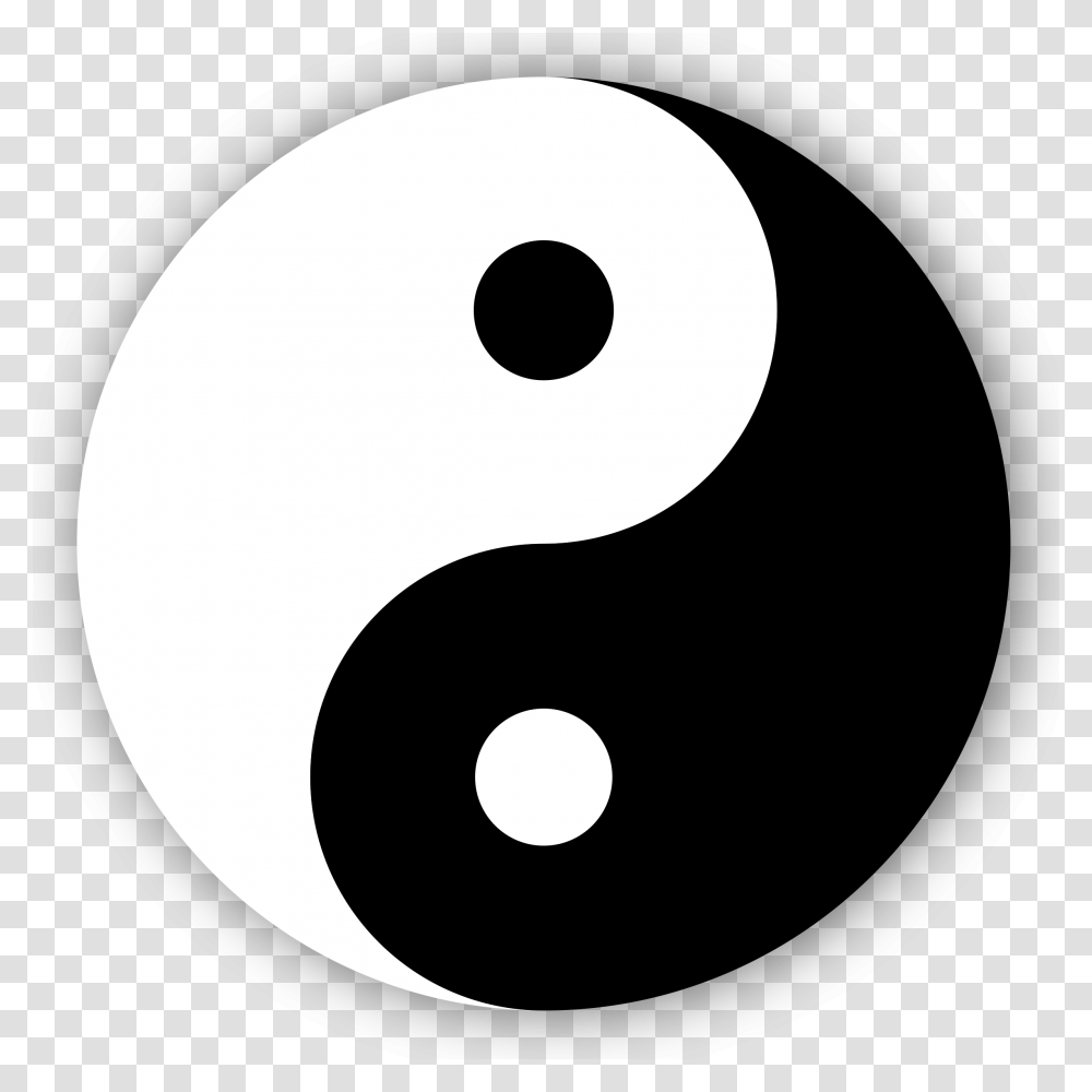 Yin Yang Symbol Clip Arts, Number, Moon, Outer Space Transparent Png