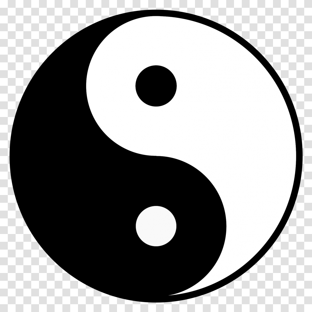 Yin Yang, Number, Alphabet Transparent Png