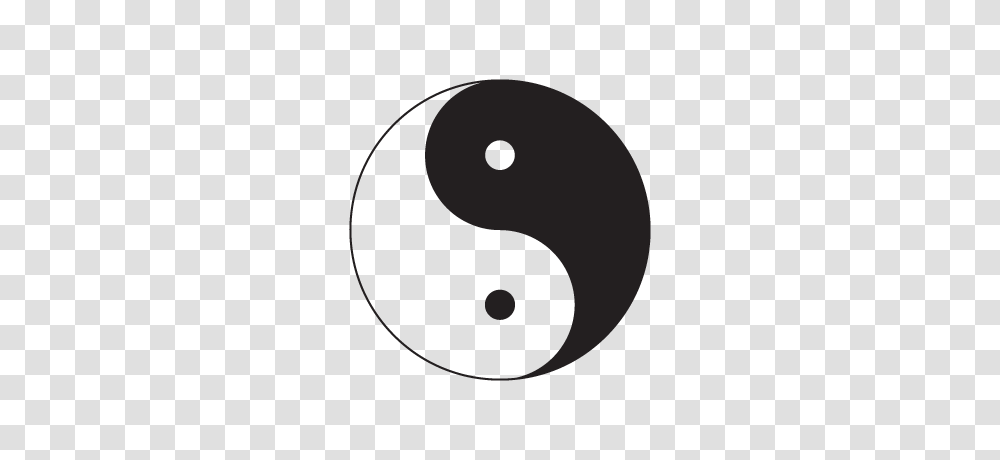 Yin Yang Vector Vector Logo Yin Yang And Logos, Moon, Outer Space, Night, Astronomy Transparent Png