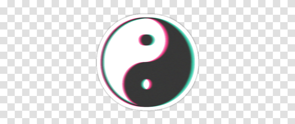 Yinyang Tumblr Style Stickers, Number, Disk Transparent Png