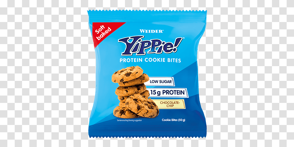 Yippie Protein Cookie Bites Protein Cookies Low Sugar, Food, Biscuit, Flyer, Poster Transparent Png