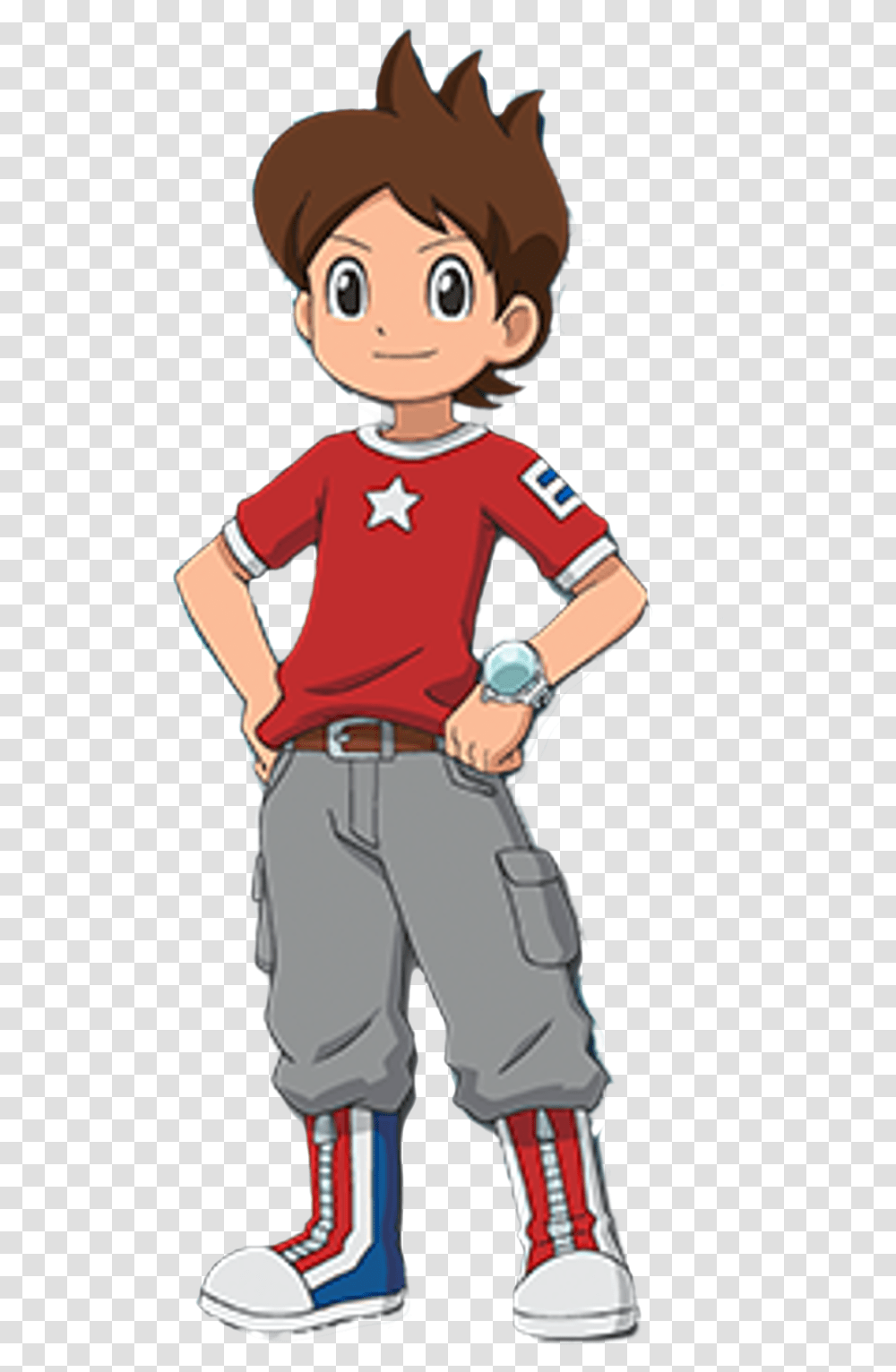 Yo Kai Watch Clipart Yo Kai Watch Nathan, Clothing, Person, People, Sleeve Transparent Png