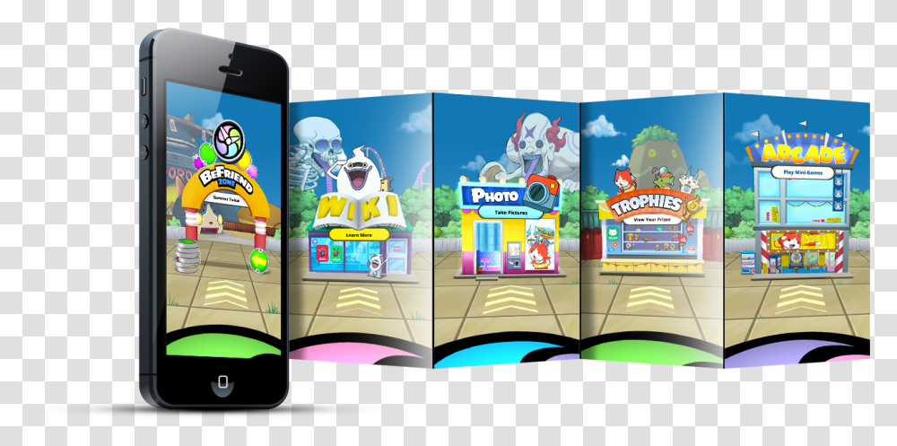 Yo Kai Watch Game Land, Mobile Phone, Electronics, Cell Phone, Angry Birds Transparent Png