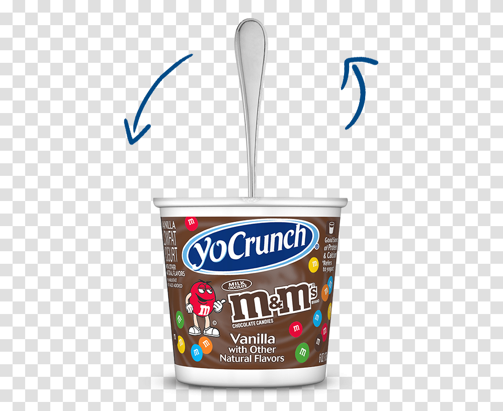 Yocrunch Yogurt With Toppings For All Snacking Occasions, Dessert, Food, Cream, Creme Transparent Png
