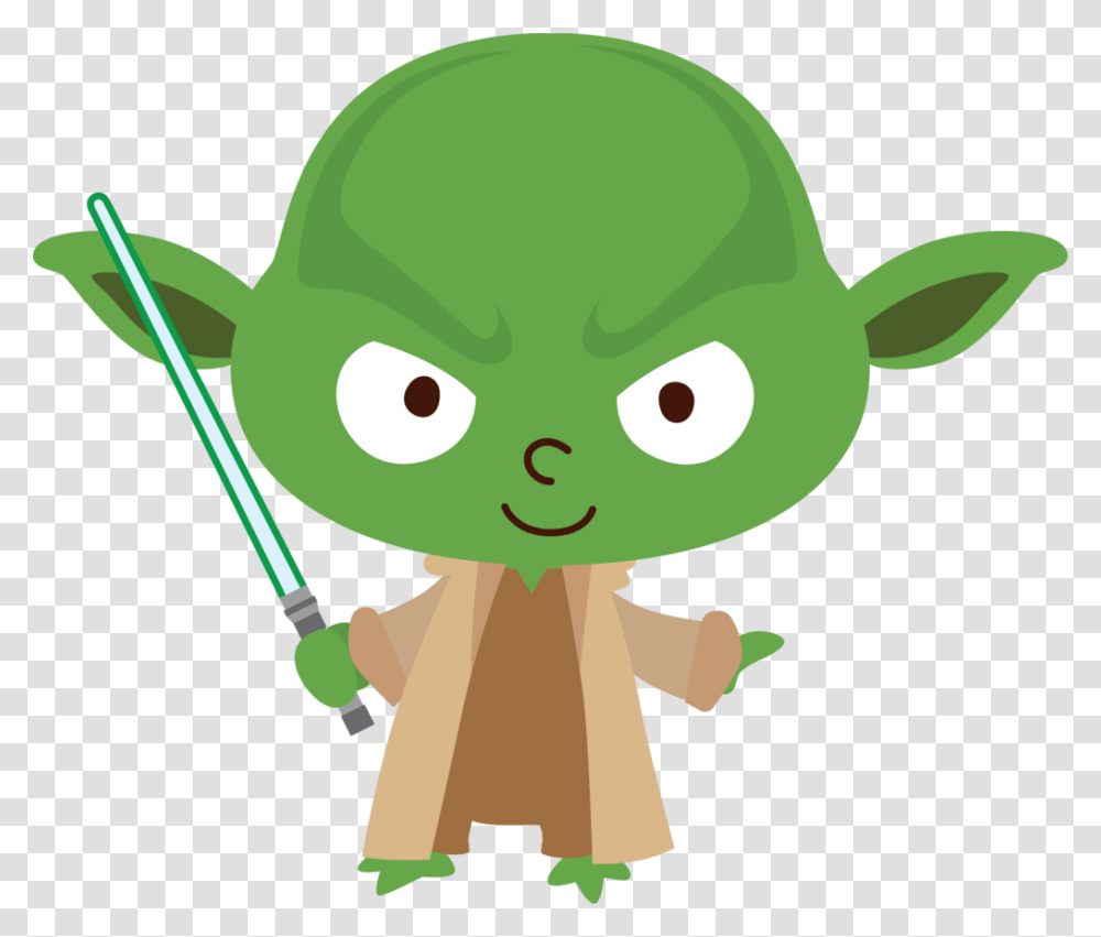 Yoda By Chrispix326 Star Wars Animado, Toy, Green, Elf, Face Transparent Png