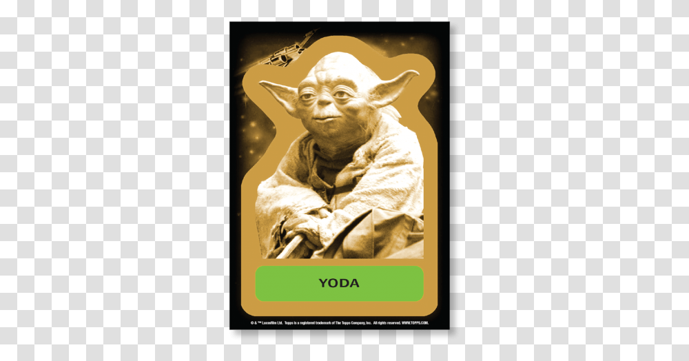 Yoda Character Sticker Artwork Gold Ed Yoda Gordo, Head, Statue, Sculpture, Person Transparent Png