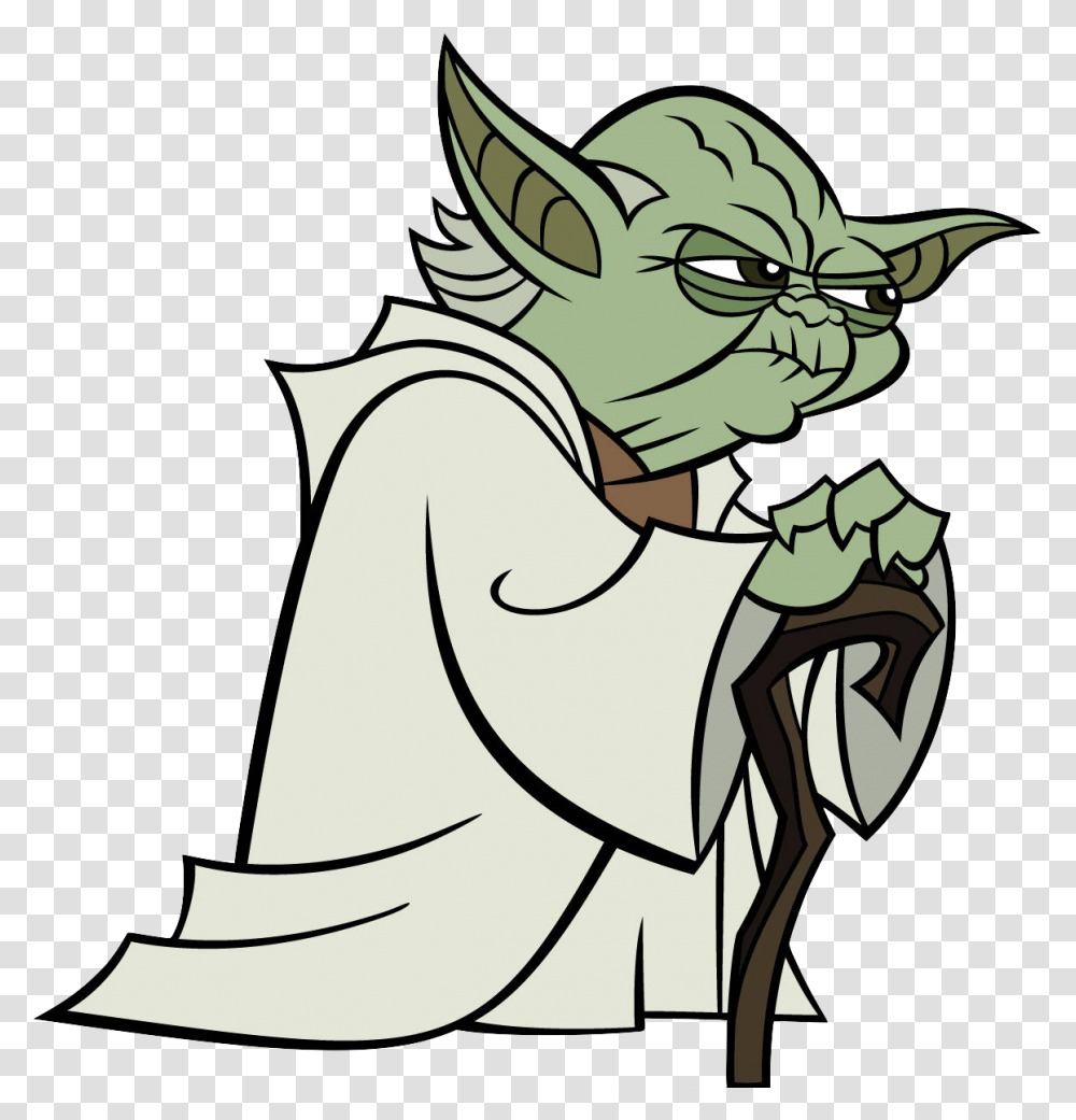 Yoda Clone Wars Cartoon, Photography, Hook Transparent Png